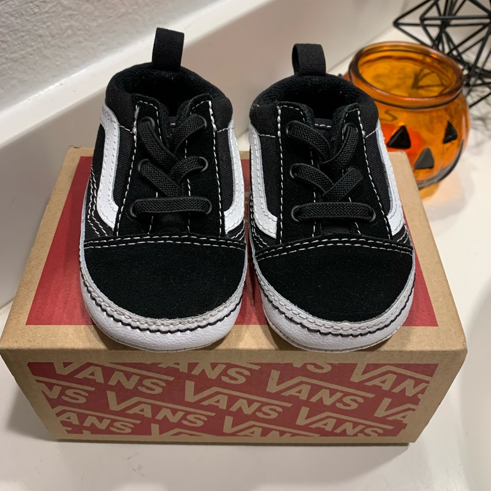 Black slip on VANS